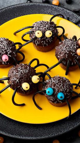 Muffins araigneÌes en chocolat_616x1096
